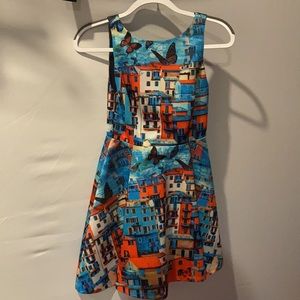 CITY PRINT DRESS